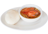 Okra ogbonna vegetable and fufu combo